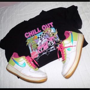 A Bundle of a shirt and a pair of shoes